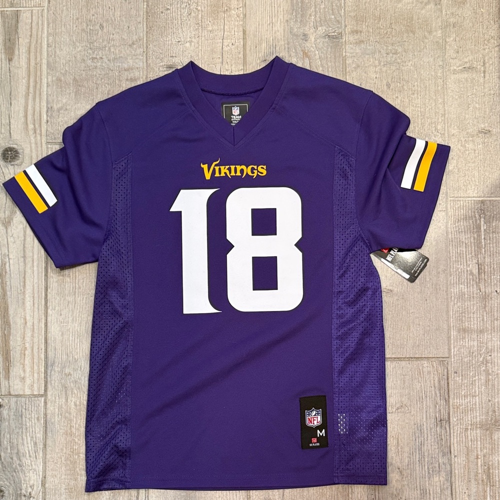 Justin Jefferson youth medium jersey. New with tags - Picture 2 of 4